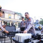 Polisi Humanis Jadi Penekanan Utama Supervisi Ditsamapta Polda Jatim di Kediri Kota