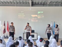 Polres Mojokerto Edukasi Pelajar Tanamkan Budaya Tertib Lalu Lintas dan Cegah Perundungan