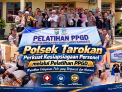 Polsek Tarokan Perkuat Kesiapsiagaan Personel melalui Pelatihan PPGD, Wujudkan Pelayanan Polri yang Responsif dan Humanis